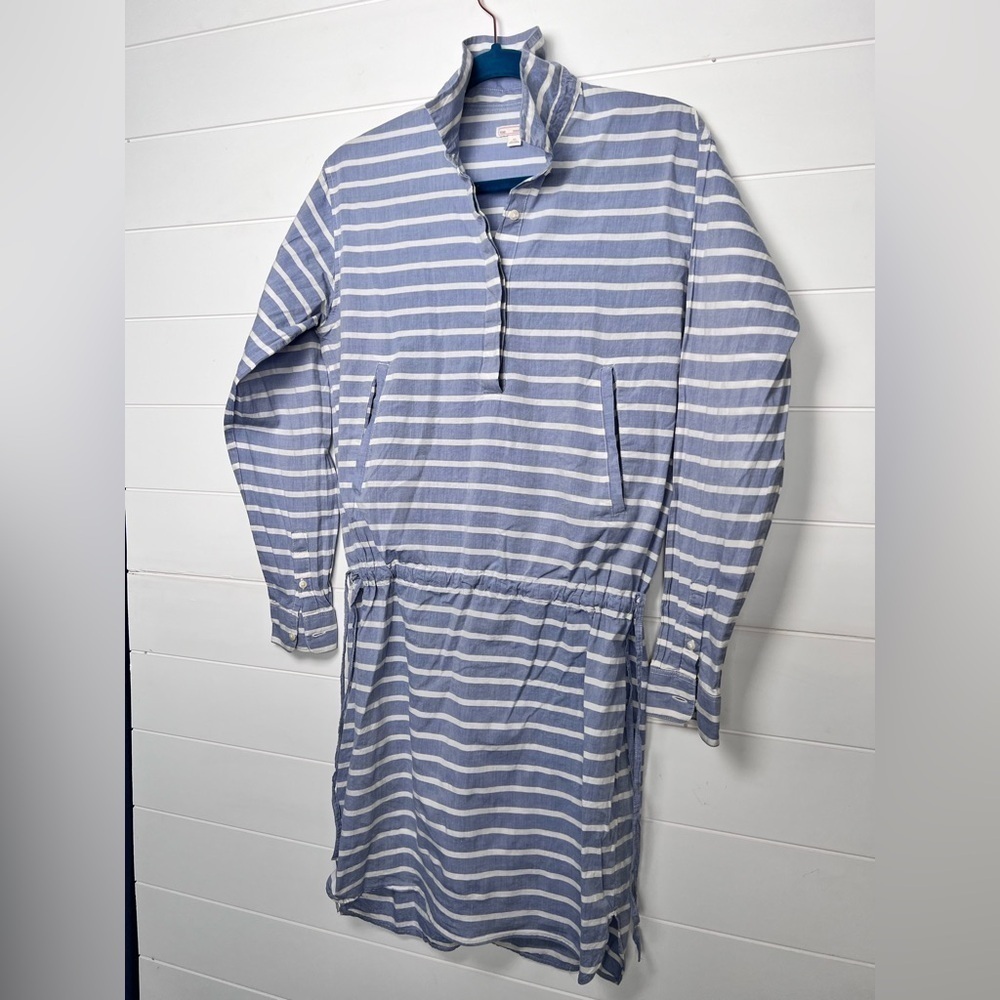 GAP Blue and White Striped Dress